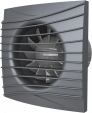 SILENT 4C Dark Gray metal, Вентилятор накладной SILENT D100 обр.клапан Dark gray metal DICITI