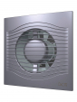 SLIM 4C Dark Gray metal, Вентилятор накладной SLIM D100 обр.клапан Dark gray metal DICITI