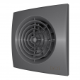 AURA 4C Dark Gray metal, Вентилятор накладной AURA D100 обр.клапан Dark gray metal DICITI